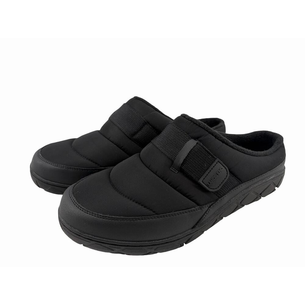 Lands' End Fleece Lined Comfort Puffer Clogs Men's Size 10 Slippers Hard Soles